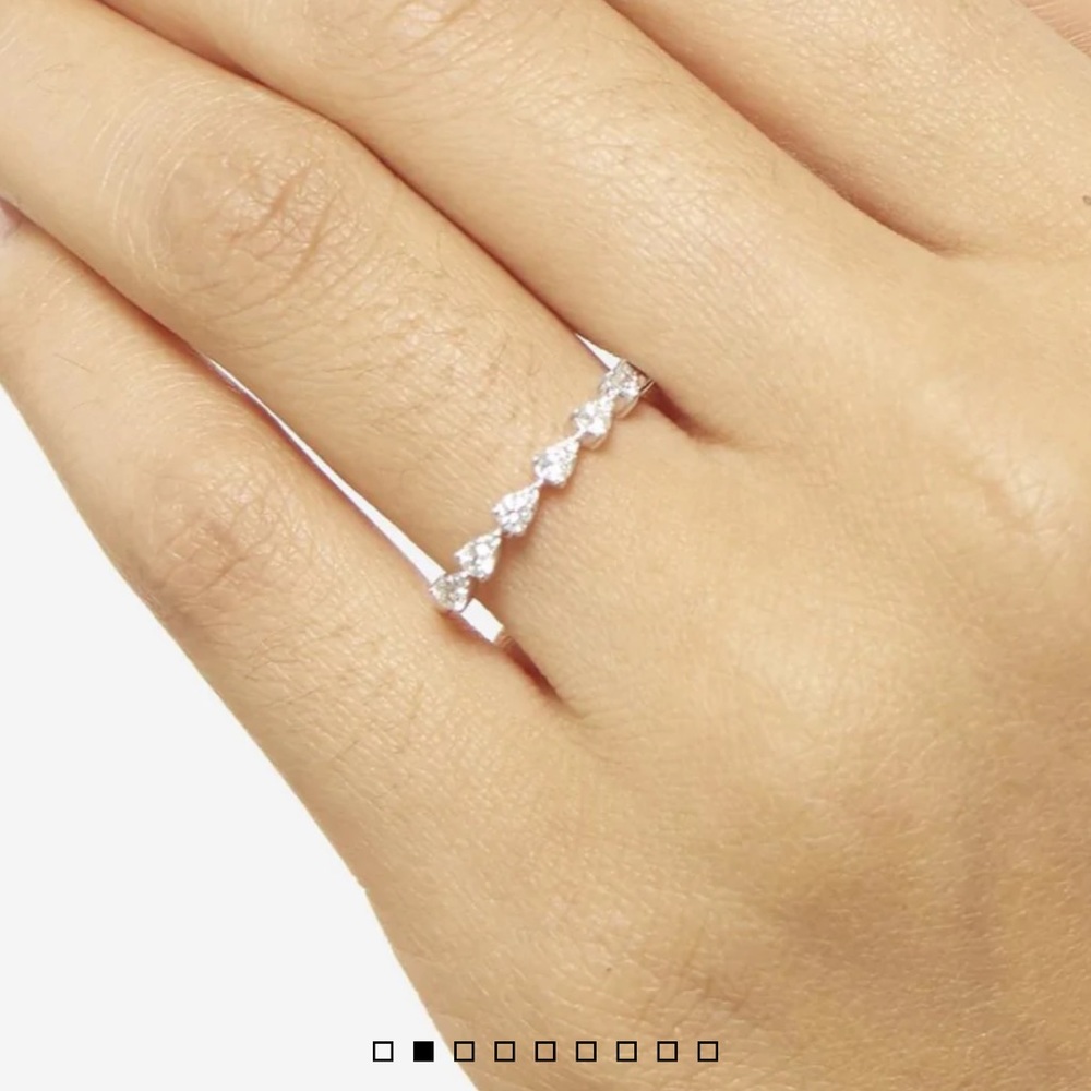 Ring Concierge Sideways Pear Illusion Ring
